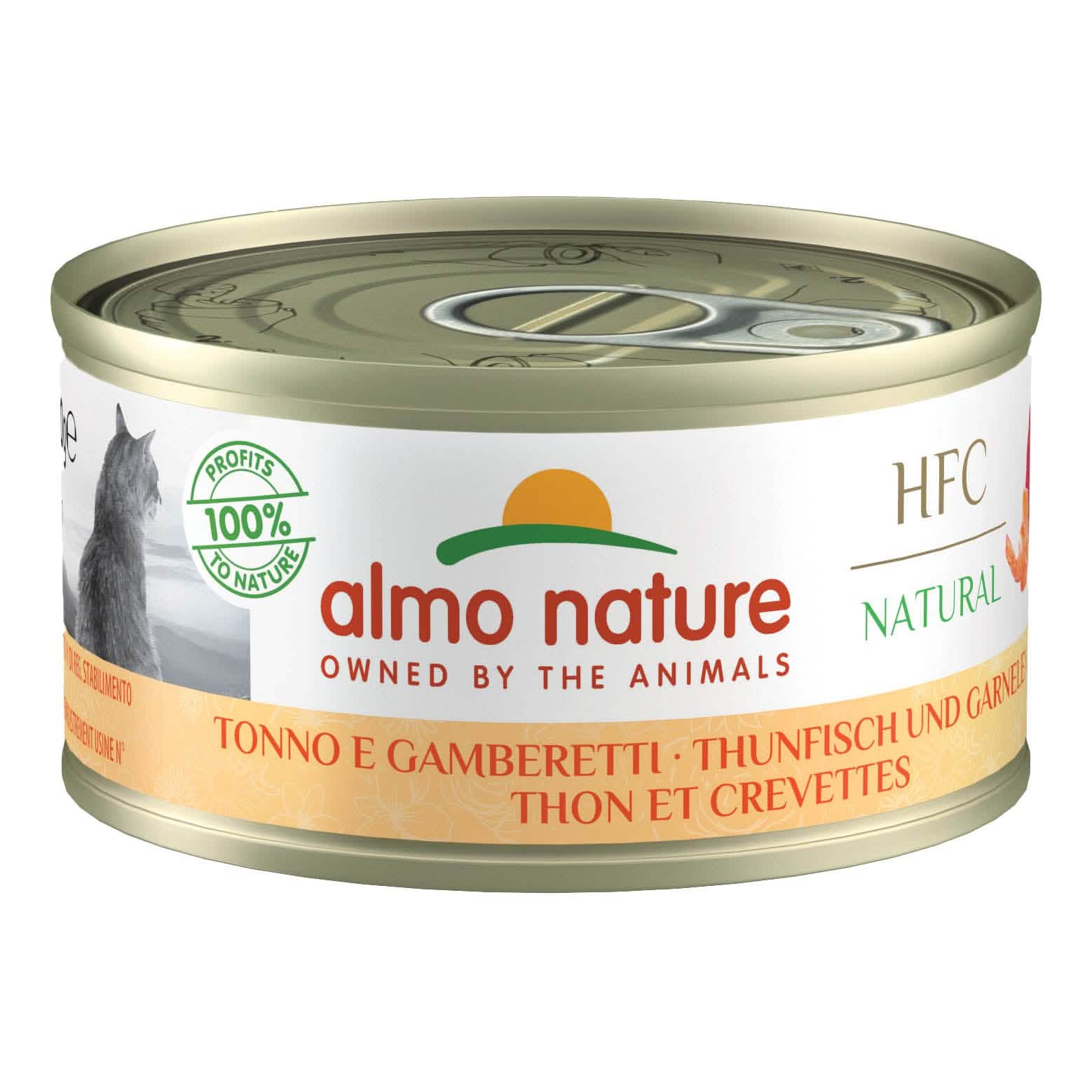 Almo Nature Cat Tonno Gamberi 70g