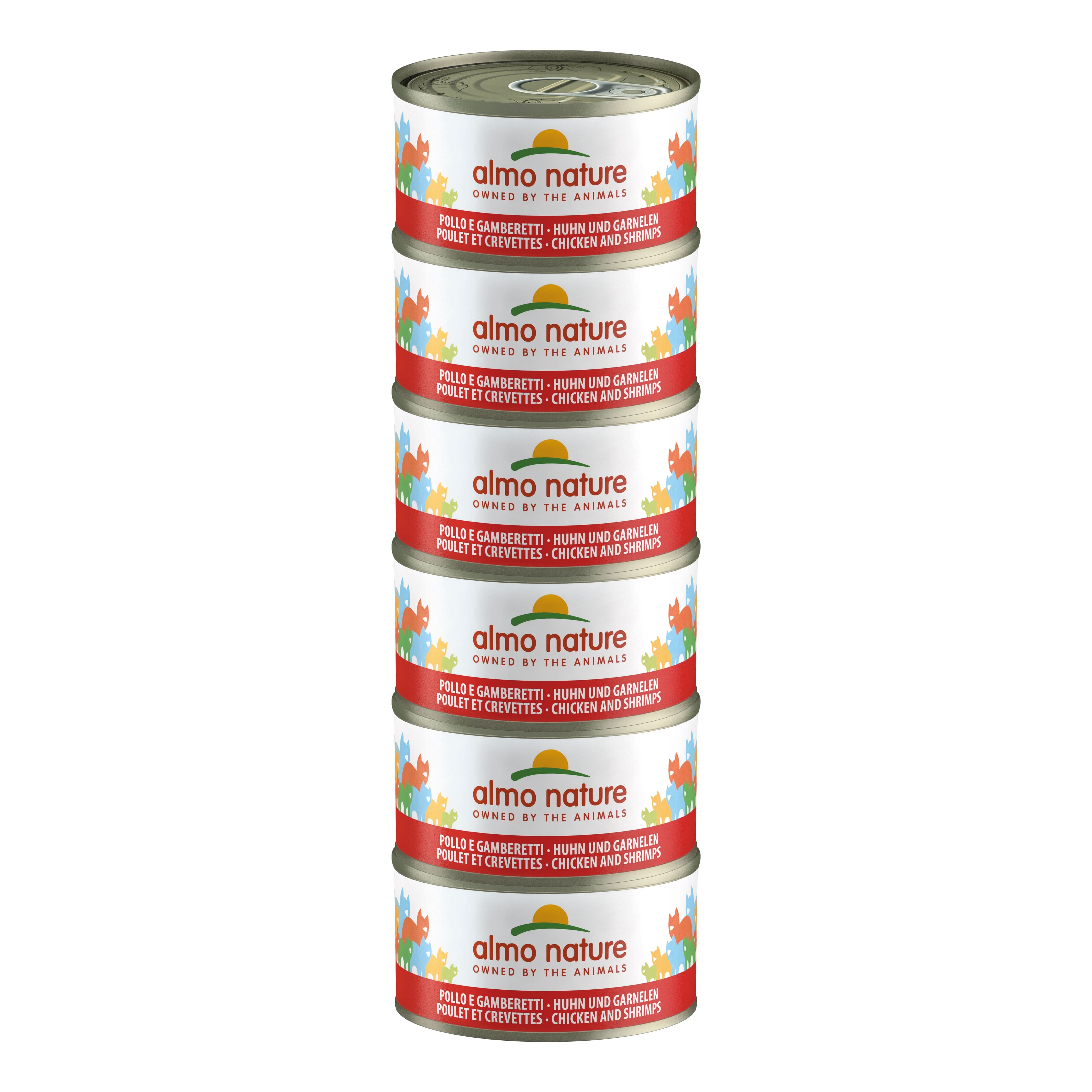 Almo Nature Cat Pollo Gamberi 70g