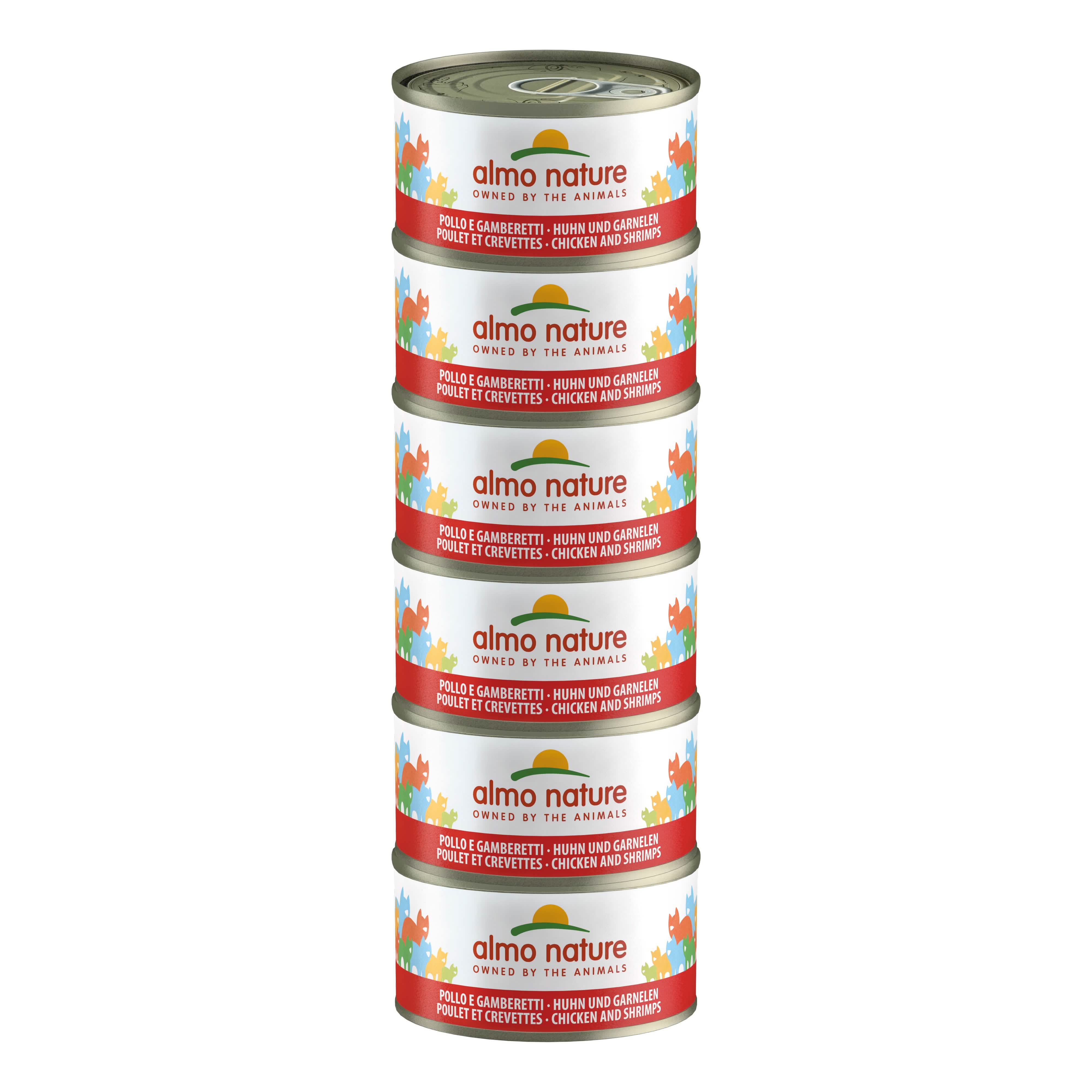 Almo Nature Cat Pollo Gamberi 70g