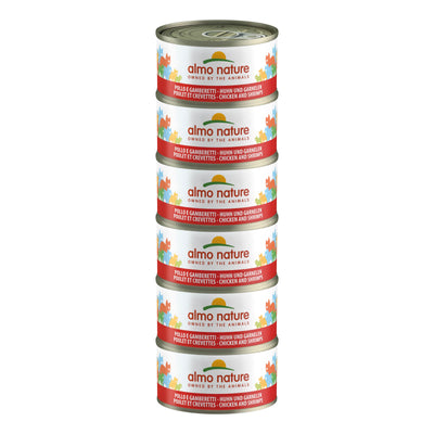 Almo Nature Cat Pollo Gamberi 70g