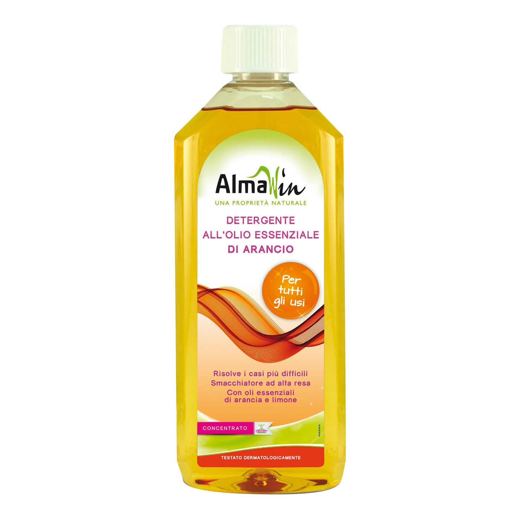 Almawin Detergente Concentrato Eco Bio All'olio di Arancia 500ml