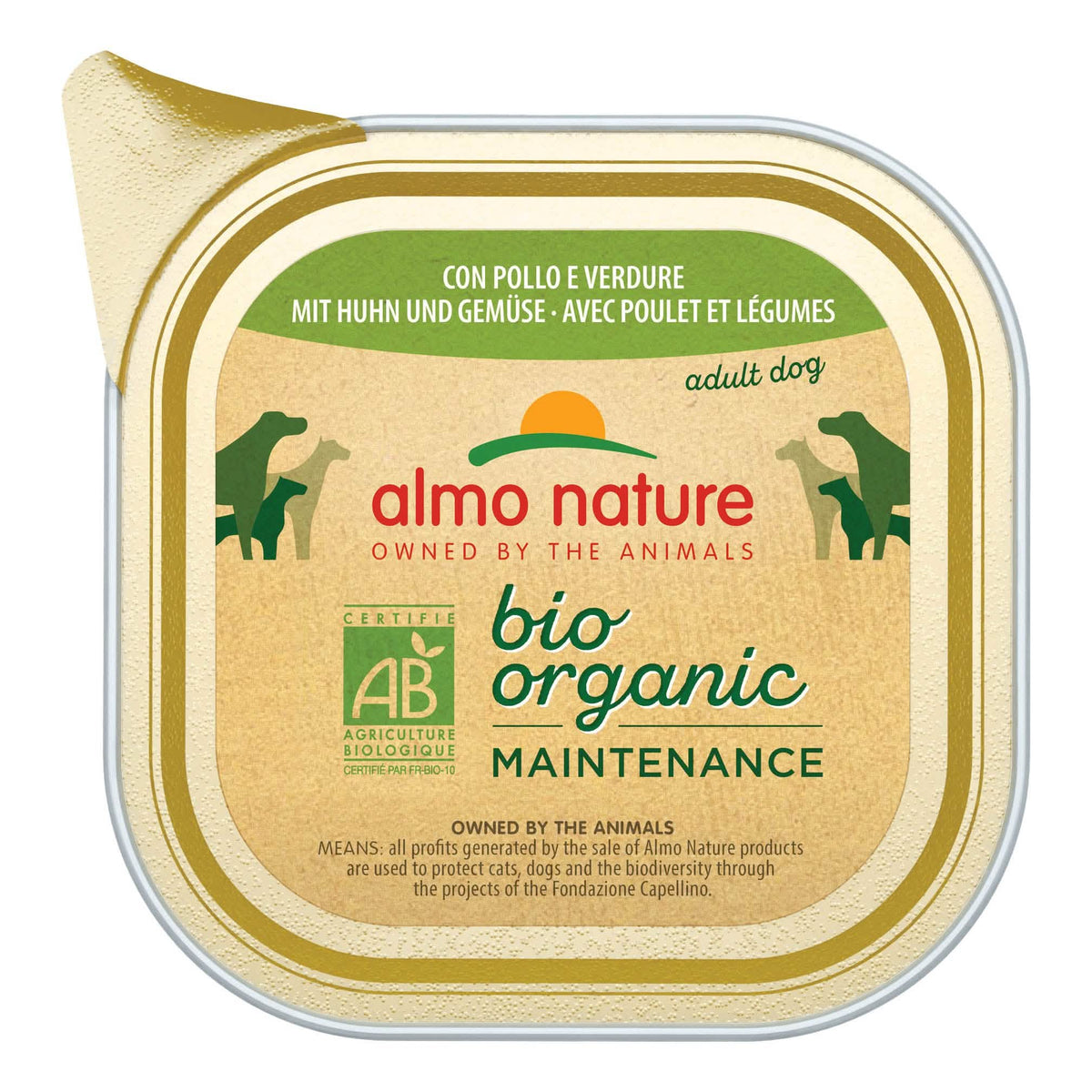 Daily menu bio dog pollo/verdure 100 g