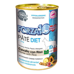Pate' cavallo e riso 400 g cane microcaps