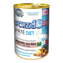 Pate' diet agnello e riso 400 g cane microcaps