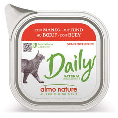 Daily menu cats con manzo 100 g