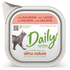 Daily menu cats con salmone 100 g