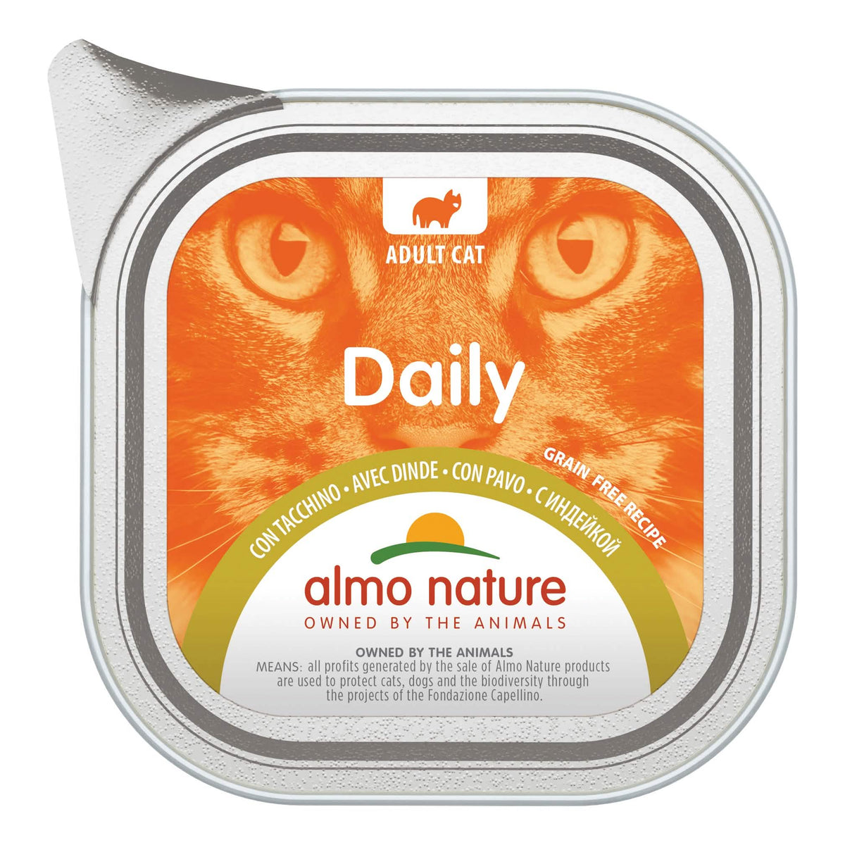 Daily menu cats con tacchino 100 g