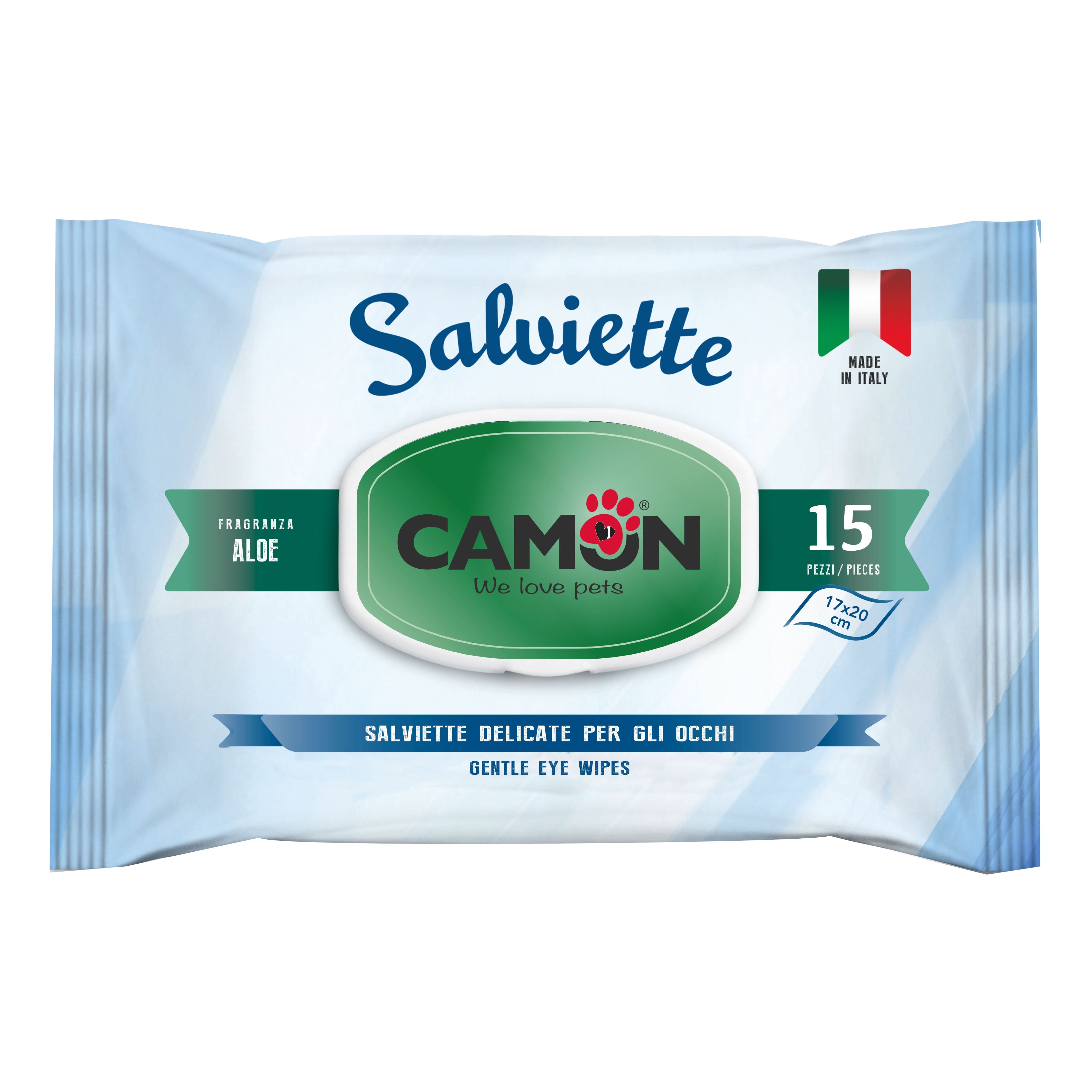 Salvietta detergente occhi 15 pezzi - Scodinzolando