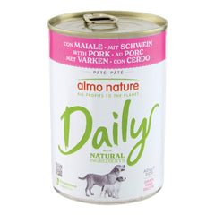 Daily menu dog 400 g con maiale