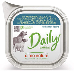 Daily menu dogs merluzzo/fagiolini 100 g