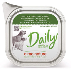 Daily menu dogs tacchini/zucchine 100 g