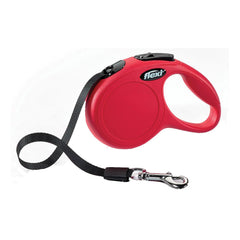 Flexi new classic in fettuccia s 5m rosso