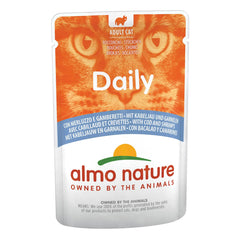 Daily menu cat merluzzo gamberi 70 g