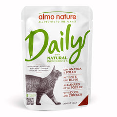 Daily menu cat pollo anatra 70 g