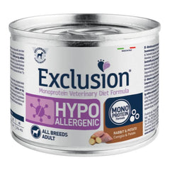 Exclusion diet hypoallergenic rabbit and potato 200 g