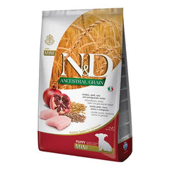 N&d ancestral cereals canine chicken & pomegranate puppy mini 800 g