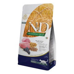 N&d ancestral cereals feline lamb & blueberry adult cat 300 g
