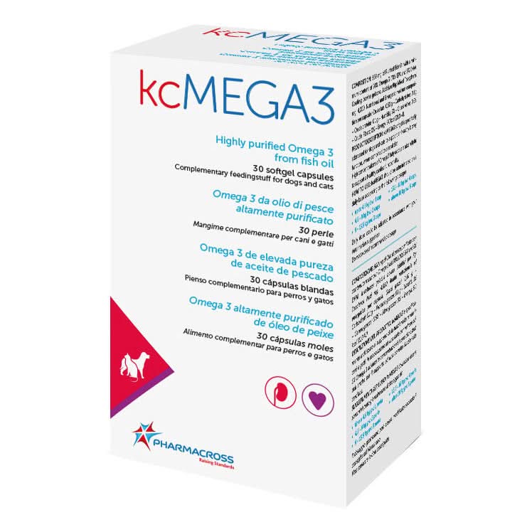 Kcmega3 omega3 da olio di pesce 30 perle - Scodinzolando
