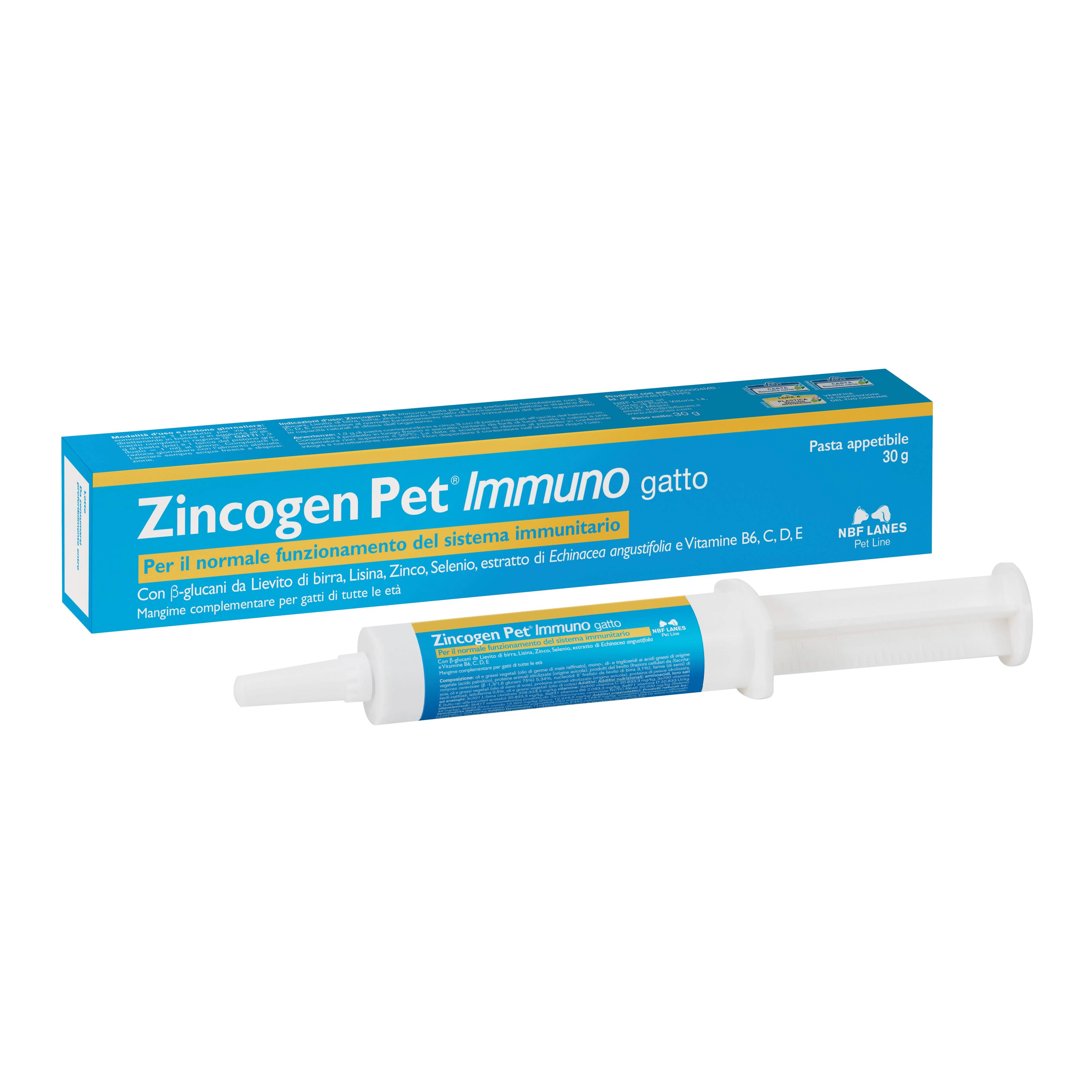 Zincogen pet immuno pasta 30 g - Scodinzolando