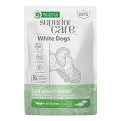 Nature's protection superior care dog white adult all breeds tuna&sea bass 70 g