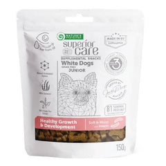 Nature's protection superior care dog snack white grain free healthy growth insect junior all breed 150 g