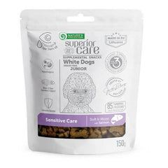 Nature's protection superior care dog snack white grain free sensitive care salmon junior all breed 150 g