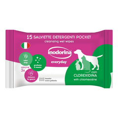 Inodorina salviette refresh clorexidina 15 pezzi