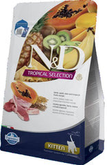 N&d cat tropical selection kitten lamb 1,5 kg