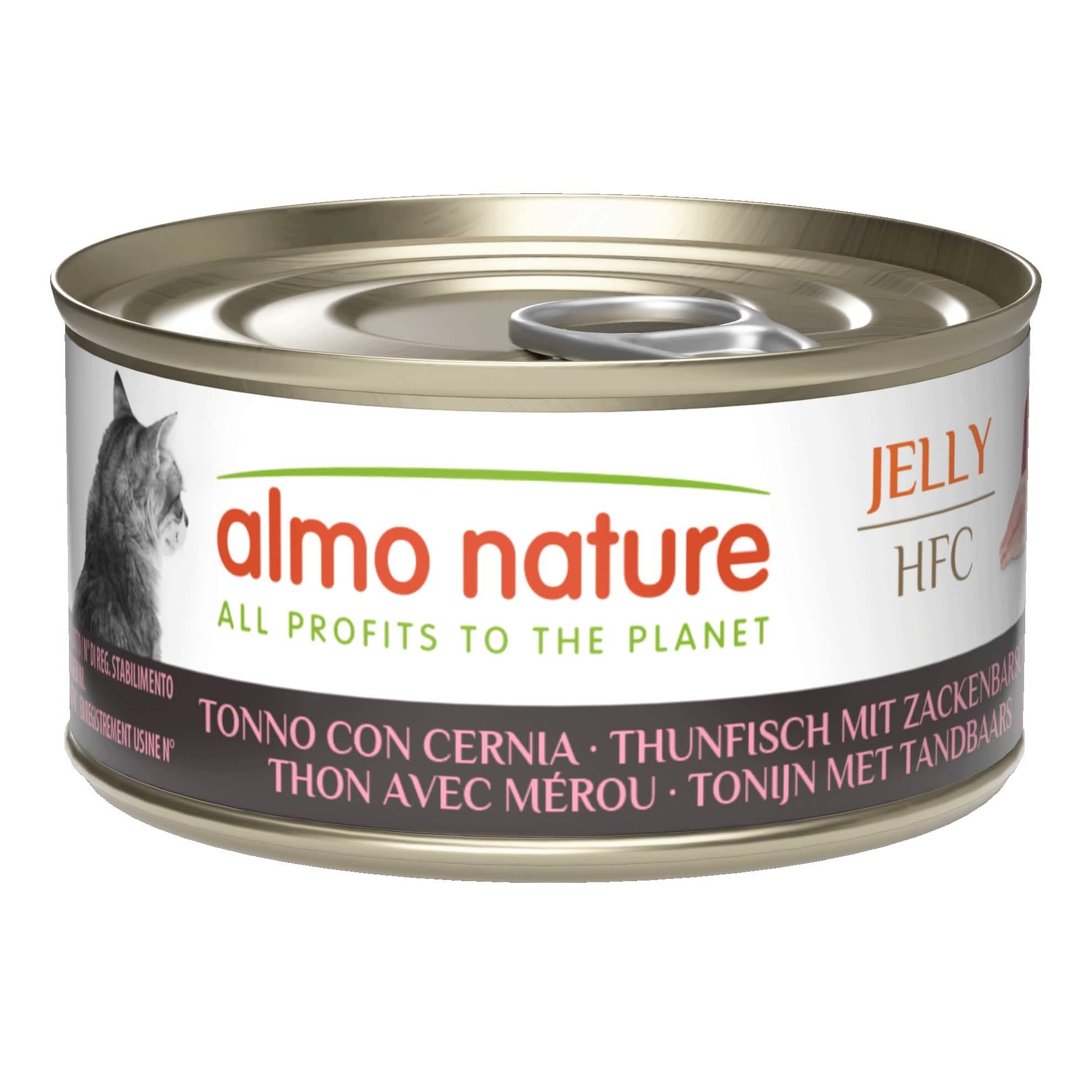 Almo Hfc Gatto Jelly Tonno con Cernia 70g