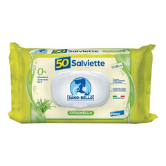 Sano e bello salviette detergenti citronella 50 pezzi