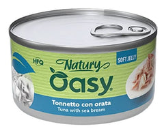 Oasy wet cat natury soft jelly tonnetto con orata lattina 150 g