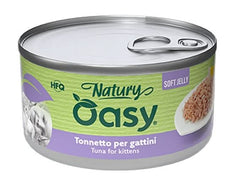 Oasy wet cat natury soft jelly tonnetto per gattini lattina 150 g