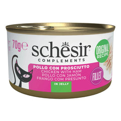 Schesir cat pollo con prosciutto lattina 70 g