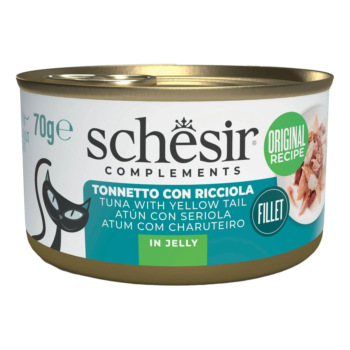 Schesir cat tonnetto con ricciola 70 g