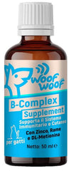 Woof woof wellness b complex supplement pelle e pelo gatto 50 ml