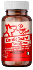 Woof woof wellness cardioguard supplement salute cardiovascolare cani e gatti 75 compresse