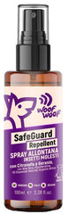 Woof woof wellness safeguard repellent naturale anti insetti molesti zanzare, pulci e zecche 100 ml