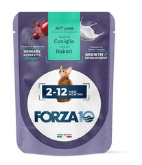 Forza 10 maintenance cat kitten 2-12 mesi coniglio wet pate' 80 g