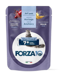 Forza 10 maintenance cat adult 7+ anni sterilized acciughe pate' 80 g