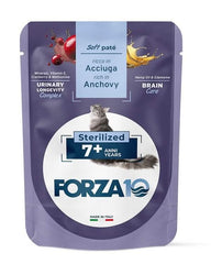 Forza 10 maintenance cat adult 7+ anni sterilized acciughe pate' 80 g
