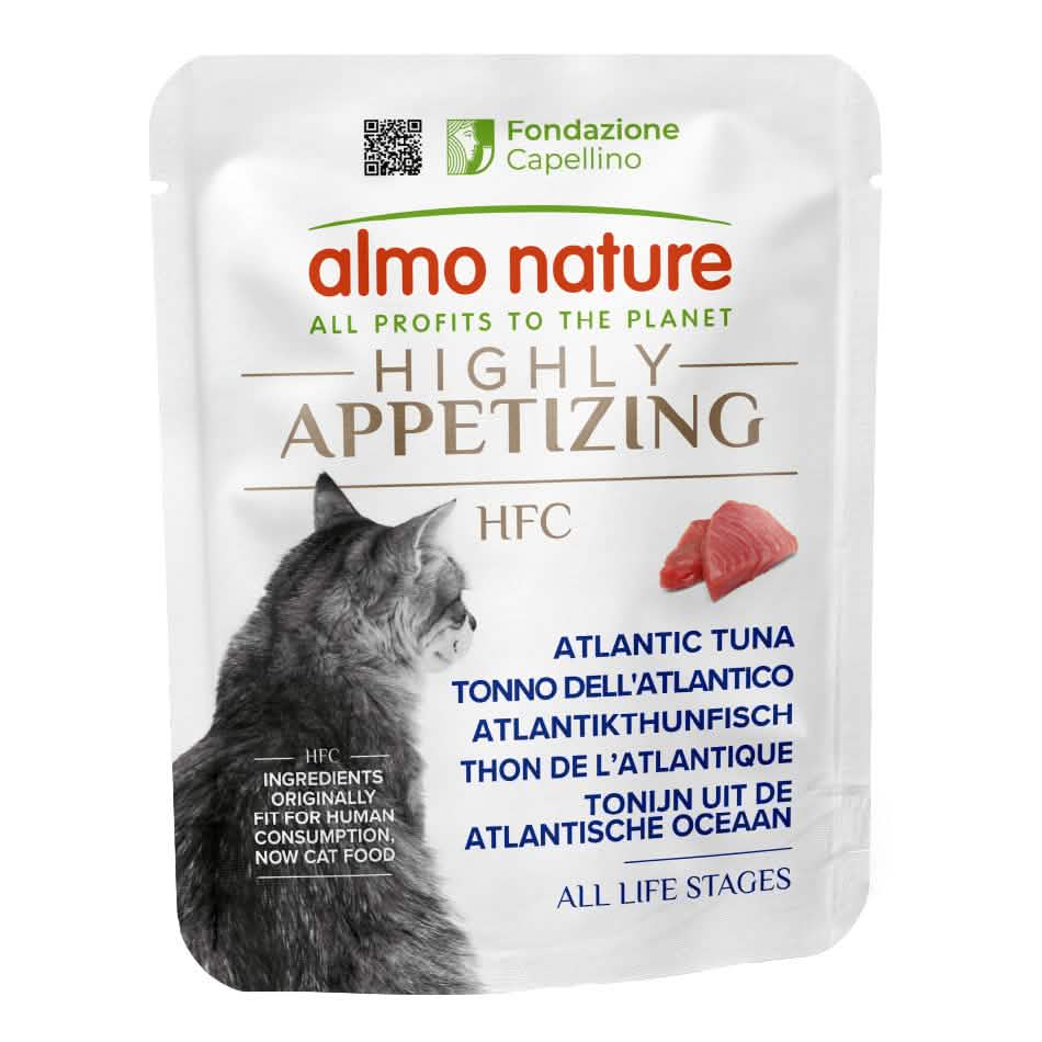 Hfc highly appetizing cat 50 g pouch tonno atlantico