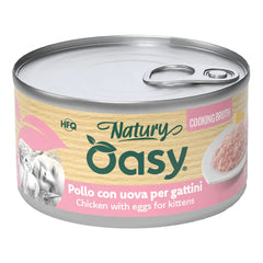 Oasy wet cat natury cooking broth pollo uova gattini 85 g
