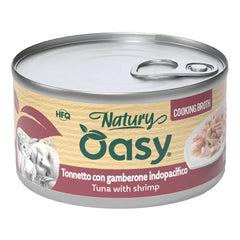 Oasy wet cat natury cooking broth tonnetto gamberone 85 g