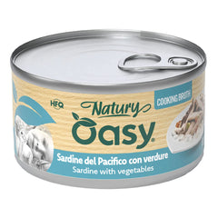 Oasy wet cat natury cooking broth sardine verdure 85 g