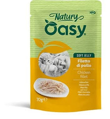 Oasy wet cat natury soft jelly filetto di pollo busta 70 g