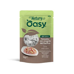 Oasy wet cat natury soft jelly tonnetto con vongole busta 70 g