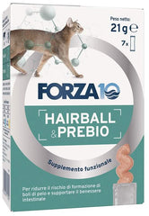 Forza 10 supplement hairball&prebio cat adult 7 bustine da 3 g