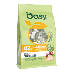 Oasy dry cat original adult sterilized pollo 1,5 kg