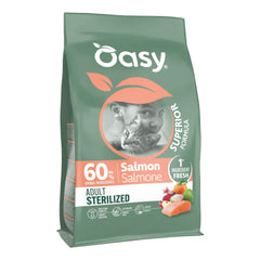 Oasy dry cat superior adult salmone 300 g