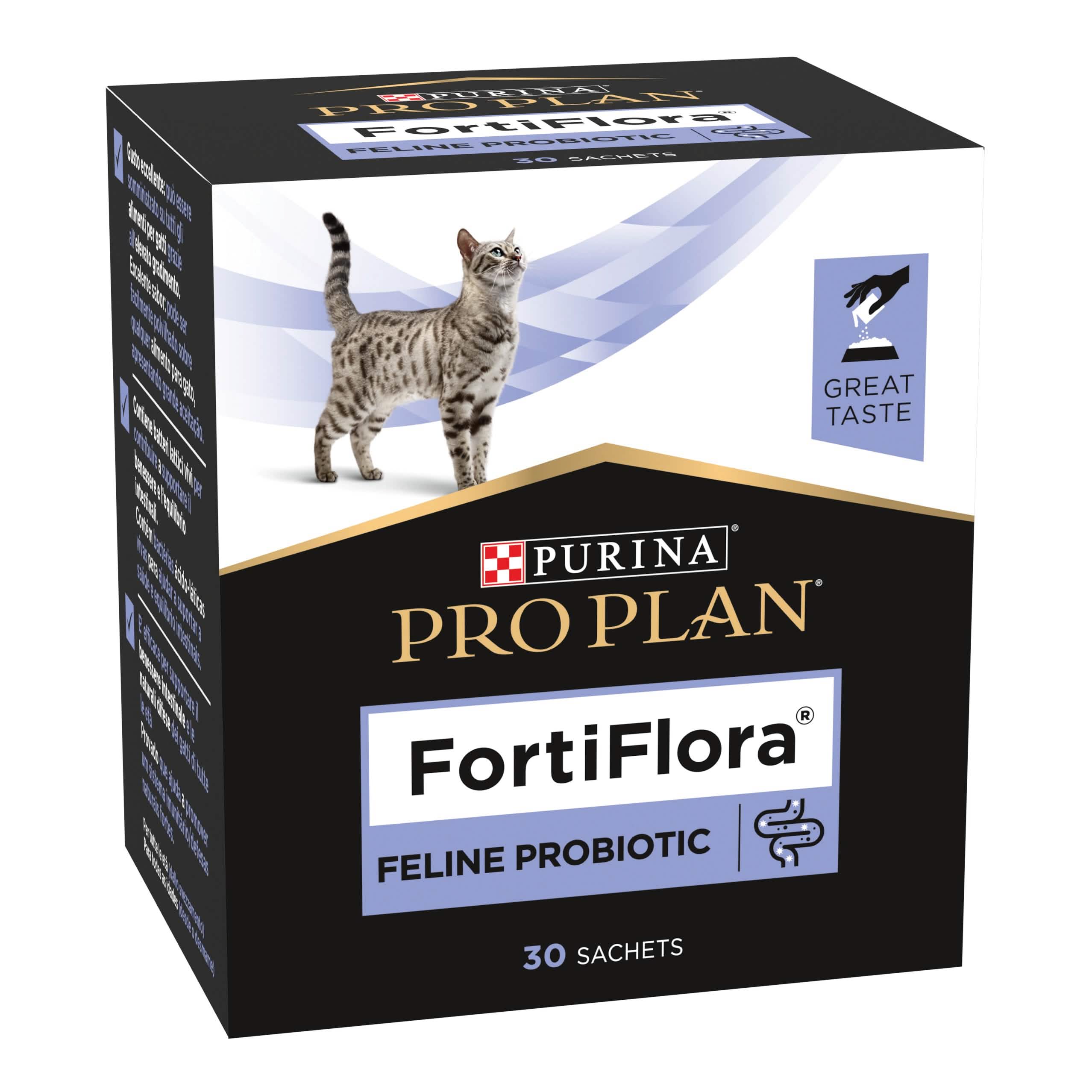 Pro plan fortiflora gatto 30 buste 1 g - Scodinzolando